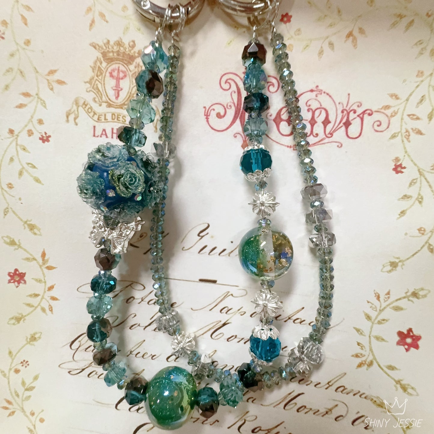 💎Crystal Beaded Phone Chase Lanyard Straps Collection Set[J1061-1080]💖